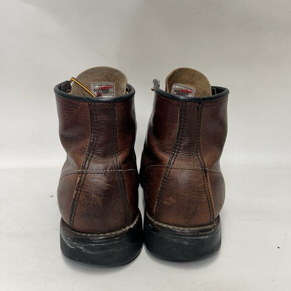 Red Wing Roughneck 6-inch Moc Work Boots “Dark Brown” 8146 main image 8